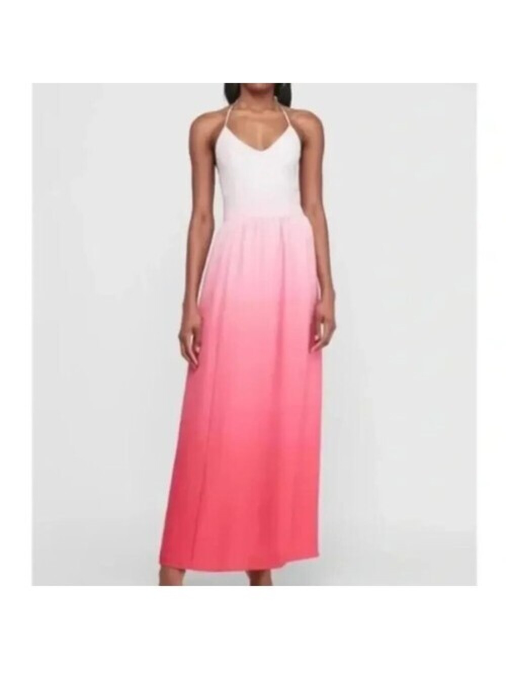 EXPRESS Ombre Halter Maxi Dress Size XL New with tags